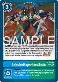 Invincible Dragon-Insect Fusion (BT16-092 U) [Beginning Observer]