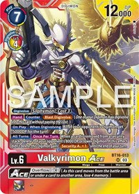 Valkyrimon ACE (BT16-013 SR) [Beginning Observer]