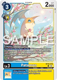 Patamon (BT16-016 C) [Beginning Observer]