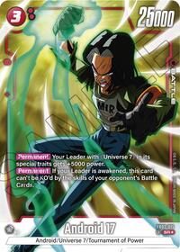 Android 17 - FB02-015 (Alternate Art) (FB02-015) [Blazing Aura]