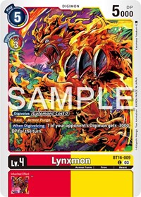 Lynxmon (BT16-009 C) [Beginning Observer]