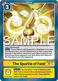 The Sparkle of Fate! (BT16-093 R) [Beginning Observer]