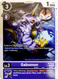 Gabumon (Demo Deck Exclusive) (ST16-03 R) [Digimon Demo Deck Exclusive Cards]