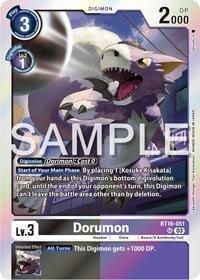 Dorumon (BT16-051 SR) [Beginning Observer]
