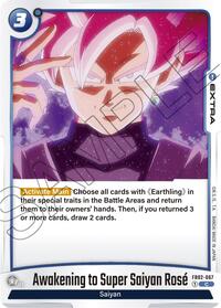 Awakening to Super Saiyan Rose (FB02-067) [Blazing Aura]