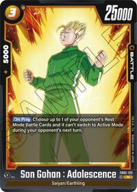 Son Gohan : Adolescence - FB02-122 (FB02-122) [Blazing Aura]