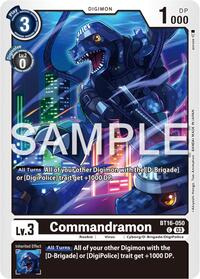 Commandramon (BT16-050 C) [Beginning Observer]