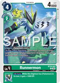 Runnermon (BT16-043 C) [Beginning Observer]