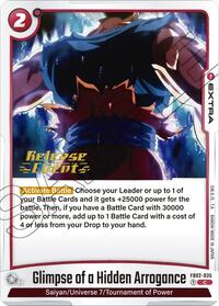 Glimpse of a Hidden Arrogance (FB02-035) [Blazing Aura Release Event Cards]