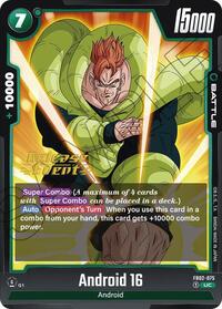Android 16 (FB02-075) [Blazing Aura Release Event Cards]