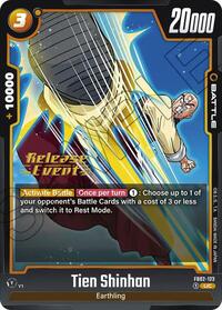 Tien Shinhan - FB02-123 (FB02-123) [Blazing Aura Release Event Cards]
