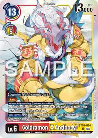 Goldramon (X Antibody) (BT16-014 R) [Beginning Observer]