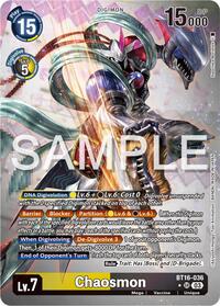 Chaosmon (Alternate Art) (BT16-036 SR) [Beginning Observer]
