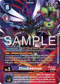 Dinobeemon (Alternate Art) (BT16-077 SR) [Beginning Observer]