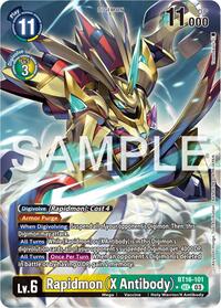 Rapidmon (X Antibody) (Alternate Art) (BT16-101 SEC) [Beginning Observer]