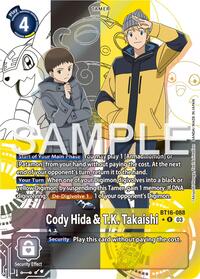 Cody Hida & T.K. Takaishi (Alternate Art) (BT16-088 R) [Beginning Observer]