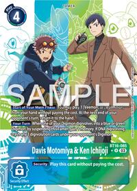 Davis Motomiya & Ken Ichijoji (Alternate Art) (BT16-085 R) [Beginning Observer]