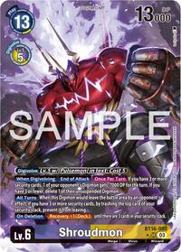 Shroudmon (Alternate Art) (BT16-080 SR) [Beginning Observer]