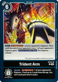 Trident Arm (Demo Deck Exclusive) (ST15-16 C) [Digimon Demo Deck Exclusive Cards]