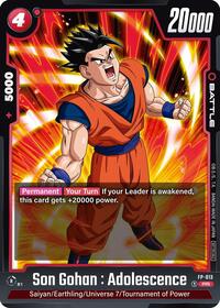 Son Gohan : Adolescence - FP-013 (FP-013) [Fusion World Promotion Cards and Packs]