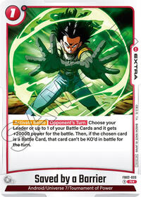 Saved by a Barrier - FB02-033 (Championship Pack 01) (FB02-033) [Tournament and Championship Promos]