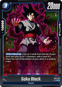 Goku Black - FB02-039 (Championship Pack 01) (FB02-039) [Tournament and Championship Promos]