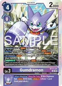 Gumdramon - BT12-074 (Official Tournament Vol.13 Winner Pack) (BT12-074 U) [Across Time]