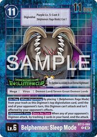 Belphemon: Sleep Mode - BT13-088 (2024 Evolution Cup) (BT13-088 R) [Versus Royal Knights]