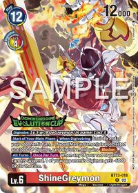 ShineGreymon - BT13-018 (2024 Evolution Cup) (BT13-018 R) [Versus Royal Knights]