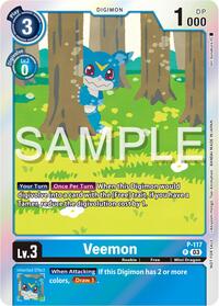 Veemon - P-117 (Beginning Observer Pre-Release) (P-117 P) [Digimon Promotion Cards]