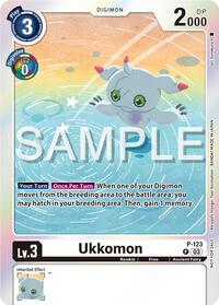 Ukkomon - P-123 (Beginning Observer Pre-Release Winner) (P-123 P) [Digimon Promotion Cards]