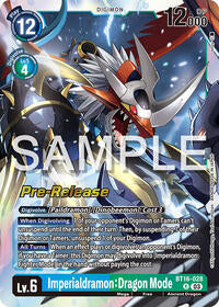 Imperialdramon: Dragon Mode (BT16-028 R) [Beginning Observer Pre-Release Cards]