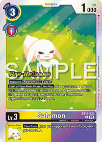 Salamon (BT16-030 R) [Beginning Observer Pre-Release Cards]