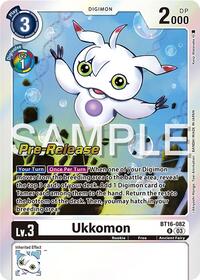 Ukkomon (BT16-082 R) [Beginning Observer Pre-Release Cards]