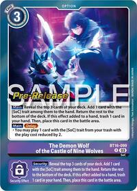 The Demon Wolf of the Castle of Nine Wolves (BT16-099 R) [Beginning Observer Pre-Release Cards]