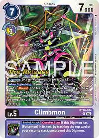 Climbmon (BT16-074 R) [Beginning Observer Pre-Release Cards]