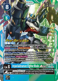 Imperialdramon: Fighter Mode ACE (BT16-027 R) [Beginning Observer Pre-Release Cards]