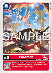 Poromon (BT16-001 U) [Beginning Observer Pre-Release Cards]