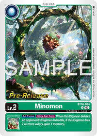 Minomon (BT16-004 U) [Beginning Observer Pre-Release Cards]
