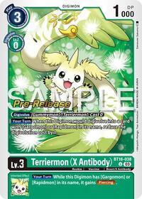 Terriermon (X Antibody) (BT16-038 U) [Beginning Observer Pre-Release Cards]