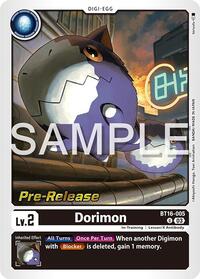 Dorimon (BT16-005 U) [Beginning Observer Pre-Release Cards]