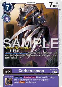 Cerberusmon (BT16-075 U) [Beginning Observer Pre-Release Cards]
