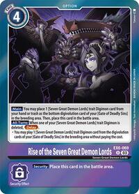 Rise of the Seven Great Demon Lords (EX6-069 R) [Infernal Ascension]