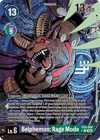 Belphemon: Rage Mode (Alternate Art) (EX6-060 R) [Infernal Ascension]