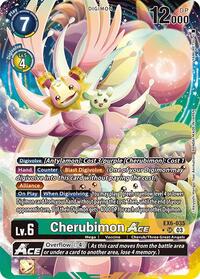Cherubimon ACE (Alternate Art) (EX6-035 SR) [Infernal Ascension]