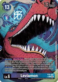 Leviamon (Alternate Art) (EX6-061 R) [Infernal Ascension]