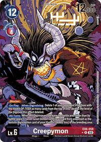 Creepymon (Alternate Art) (EX6-058 R) [Infernal Ascension]