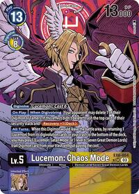 Lucemon: Chaos Mode (Alternate Art) (EX6-054 SR) [Infernal Ascension]