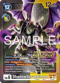 ShadowSeraphimon (2024 Regionals Participant) (EX4-050 R) [Alternative Being Booster]
