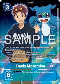 Davis Motomiya - P-124 (Digimon Adventure 02: The Beginning Set) (P-124 P) [Digimon Promotion Cards]